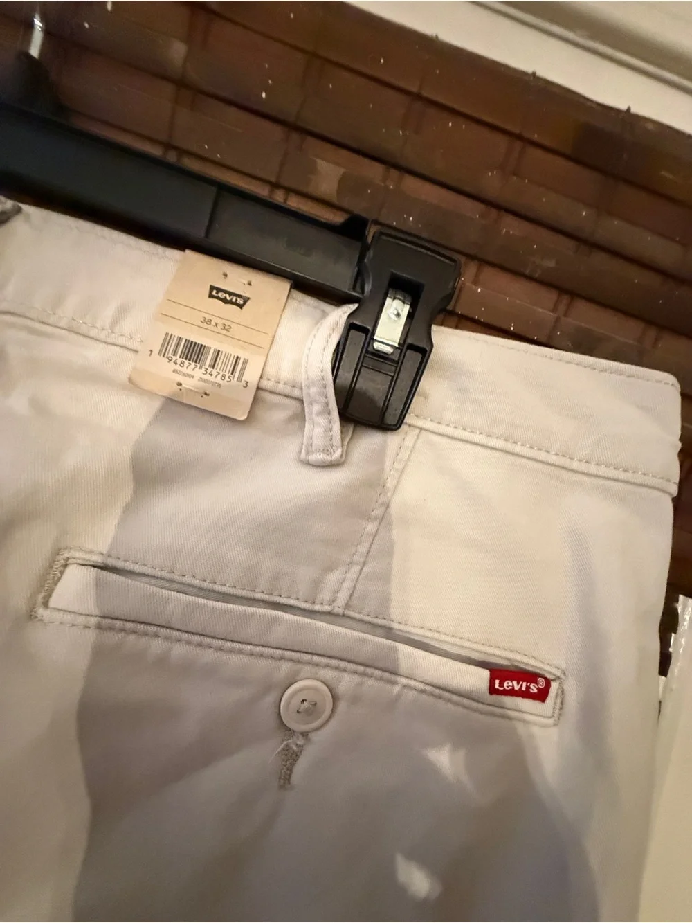 Levi's Men's Classic XX Chino Pants standard taper, khaki, s 38x32, nwt
